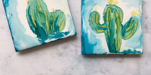 Alcohol Ink Coasters