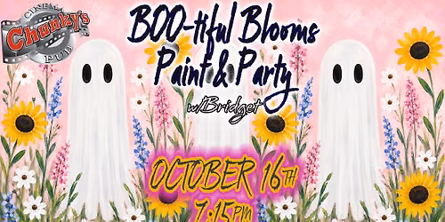 PAINT PARTY: BOO-tiful Blooms! 10\/16