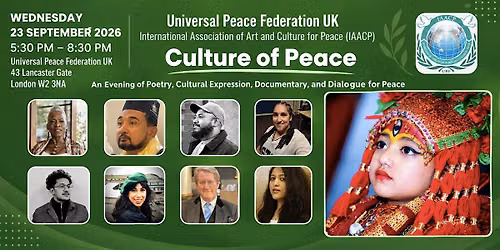 Culture of Peace: Poetry, Cultural Expression and Dialogue for Peace