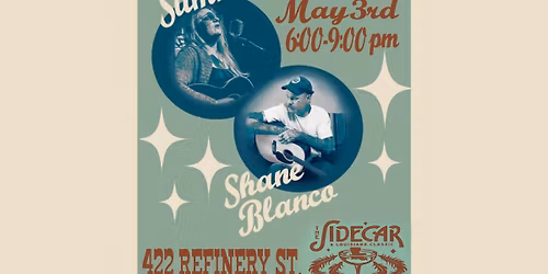 Rigby Summer and Shane Blanco in the Sidecar lounge