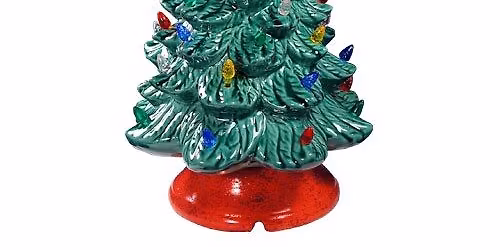 Vintage Christmas Tree Paint Party-Kiln Fired