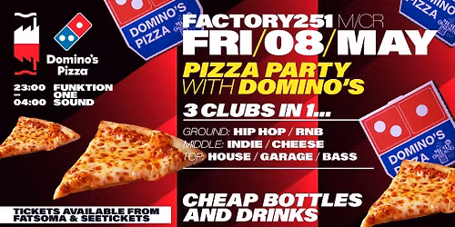  FACTORY 251 FRIDAYS X DOMINO\u2019S PIZZA PARTY!!! \ud83c\udf55\ud83d\udd7a