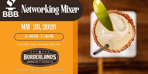 BBB's May Networking Mixer Sponsored by Borderlands Brewing Sam Hughes