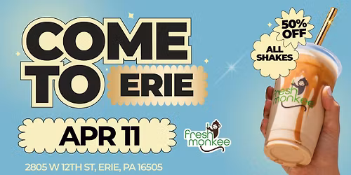 Fresh Monkee - Grand Opening Golden Straw Event - Erie