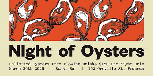 Notte delle Ostriche \u2014 A Night of the Oysters at Rossi
