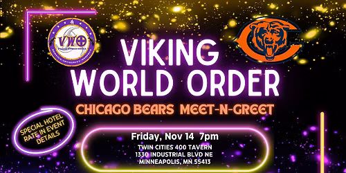 VWO & Bears Meet & Greet