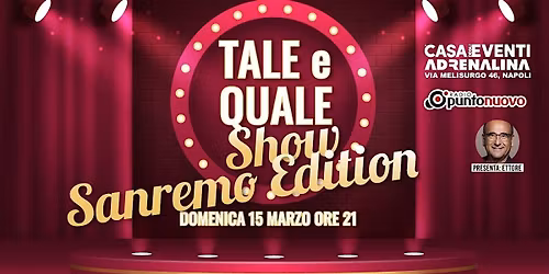 ''Tale e Quale Show'' Sanremo Edition