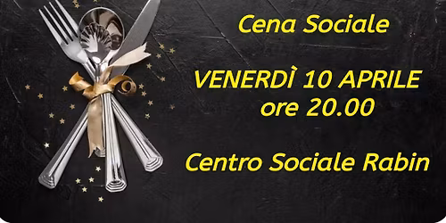 Cena inaugurazione Centro Sociale Rabin