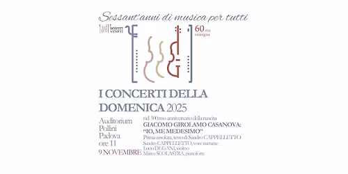 Giacomo Girolamo Casanova: "Io, me medesimo"