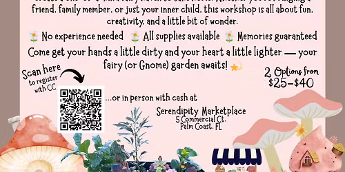 Fairy Garden Workshop