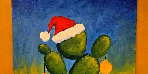 Painted Christmas Cactus