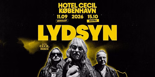 Lydsyn | Hotel Cecil, K\u00f8benhavn [ekstrakoncert]