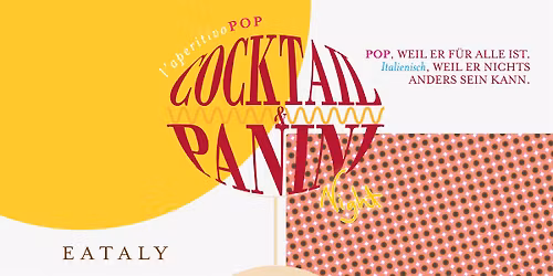L'Aperitivo POP - Cocktail & Panini Night