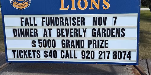 2026 WayMorr Lions Club Fall Fundraiser