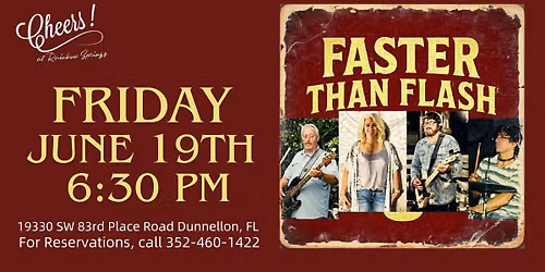 Faster Than Flash - Live at Cheers!