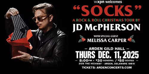 WXPN Welcomes JD McPherson - SOCKS: A Rock n Roll Christmas Tour