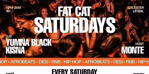 FAT CAT SATURDAYS | The Official RnB & HipHop Session
