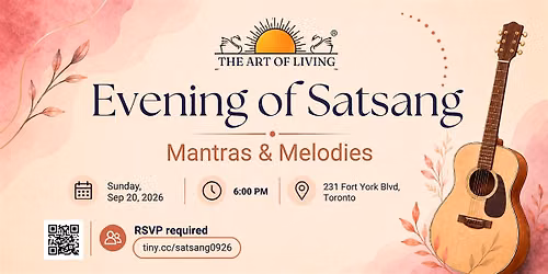 An Evening of Satsang: Mantras & Melodies