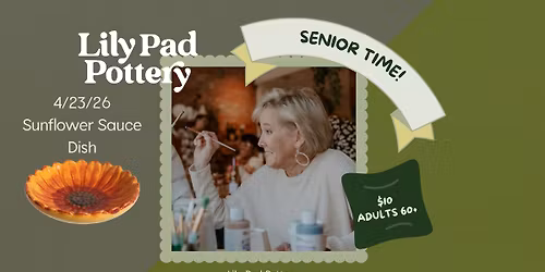 Senior Time: Sunflower Sauce Bowl