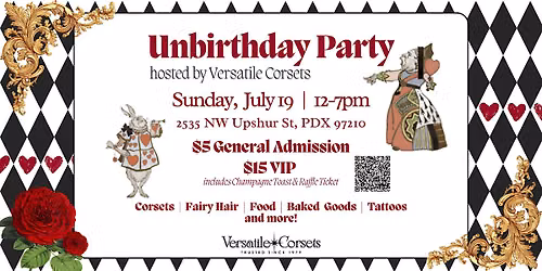 Unbirthday Party hosted by Versatile Corsets