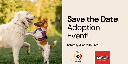 AVAS Adoption Event at KAHOOTS Hesperia 