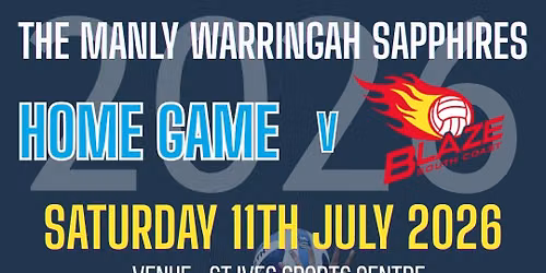 Home Game: Sapphires v Blaze