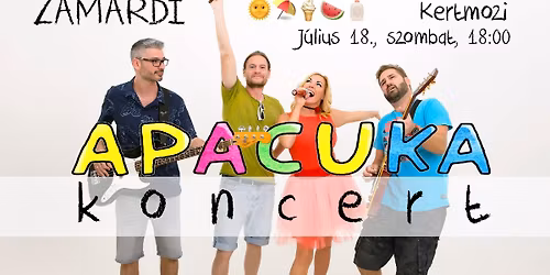 Apacuka koncert - Zam\u00e1rdi, Kertmozi