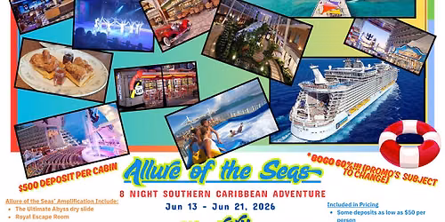 2026 Royal Caribbean's ALLURE OF THE SEAS - Southern Caribbean Cruise