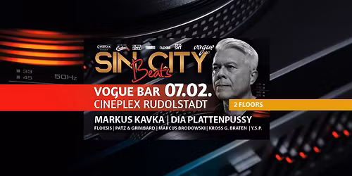 MARKUS KAVKA - Live - DIA PLATTENPUSSYS - PATZ & GRIMBARD im VOGUE 2.0