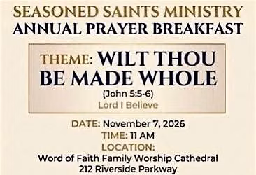 Seasoned Saints Annual Prayer Breakfast