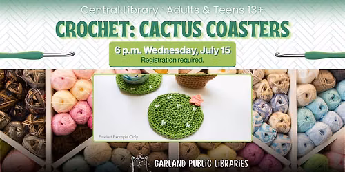 Crochet: Cactus Coasters