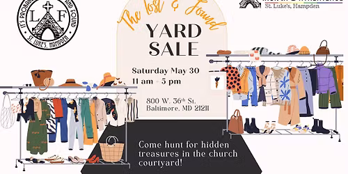 Yard Sale at The Lost & Found Thrift Store