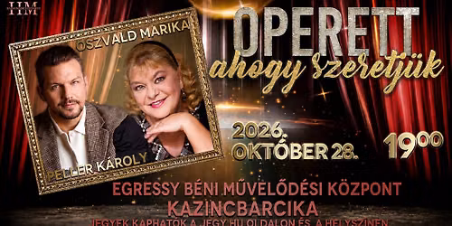 Operett, ahogy szeretjük -  KAZINCBARCIKA