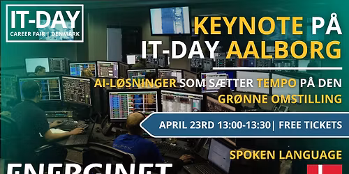 IT-DAY Aalborg Keynote | AI-l\u00f8sninger som s\u00e6tter tempo p\u00e5 den gr\u00f8nne omstilling med ENERGINET