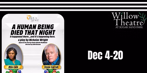 A Human Being Died that Night