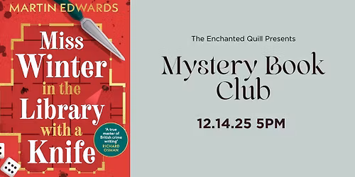 Mystery Book Club: Miss Winter in the Library with a Knife