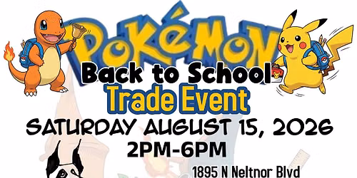 Pokemon Back to School Trade Event