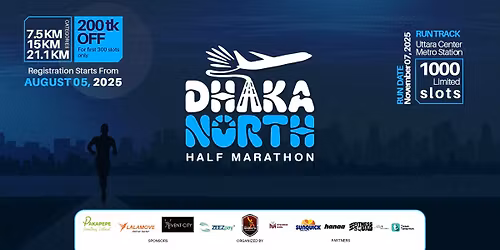 Kidlon Dhaka North Half Marathon 2025 \u0964 Season 01 Powered by Bondage Body Spray