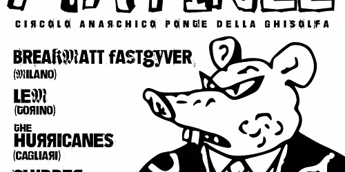 Breakmatt Fastgyver + Sludder + LEM + The Hurricanes @ Ghisolfa Punk Rock Matin\u00e9e