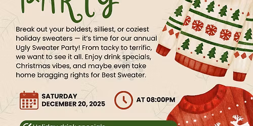 Ugly Christmas Sweater Party at The Rabbit