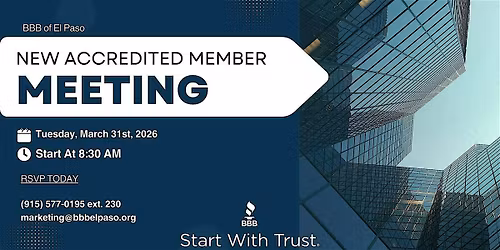 Newly Accredited Business Meeting