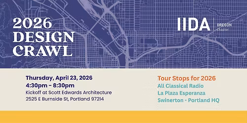 IIDA Oregon 2026 Design Crawl
