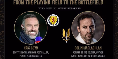 From the Playing Field to the Battlefield Charity Dinner Night