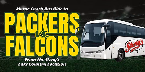 Steny's Lake Country | Motor Coach Bus to Packers vs Falcons