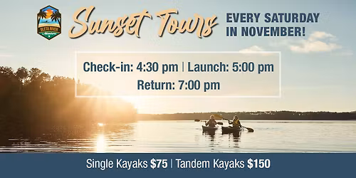 Sunset Kayak Tours at Oleta River State Park \ud83c\udf05