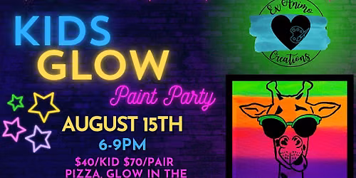 August Kids Glow Paint Party