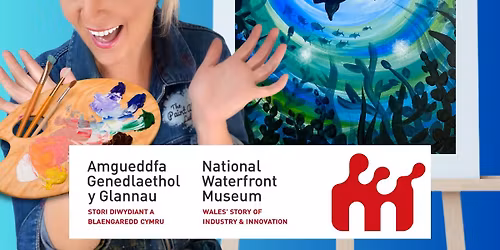 The National Waterfront Museum Family Paint Along - Underwater Turtle