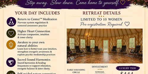 RETURN TO CENTER\u2122 SACRED MEDIUMSHIP IMMERSION