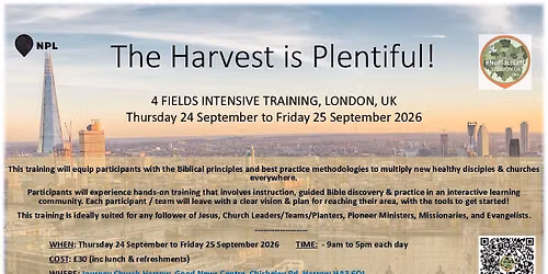 The Harvest is Plentiful