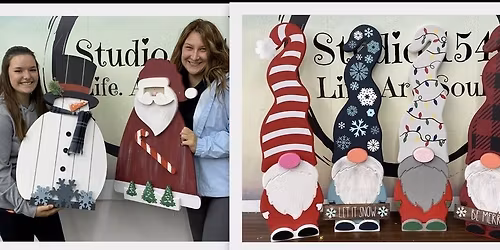 Porch sitters GNOMES and our cute PUMPKIN\/SNOWMAN, Santa, & Pallet Snowman tons of design options